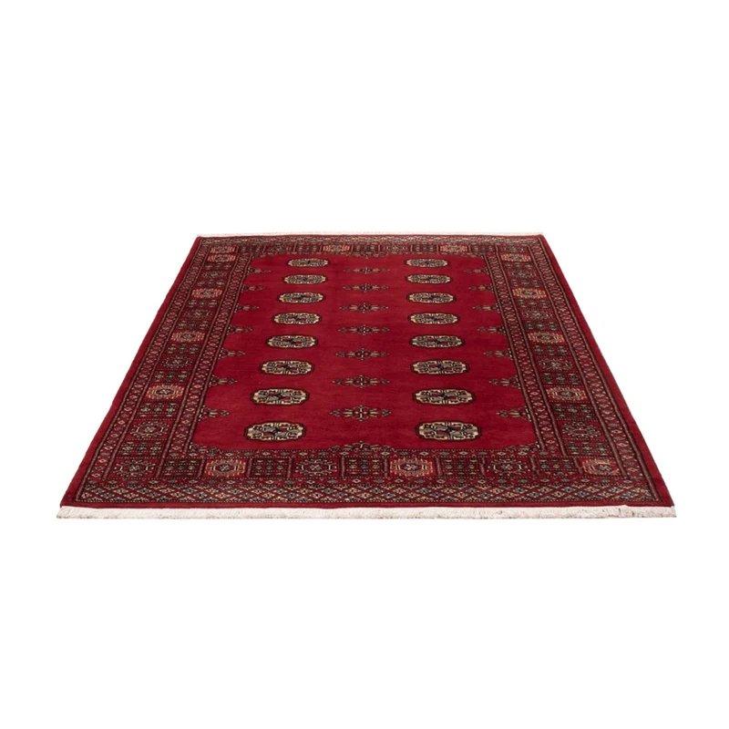 Pakistan Teppich 126x185cm - Orientteppich - rot