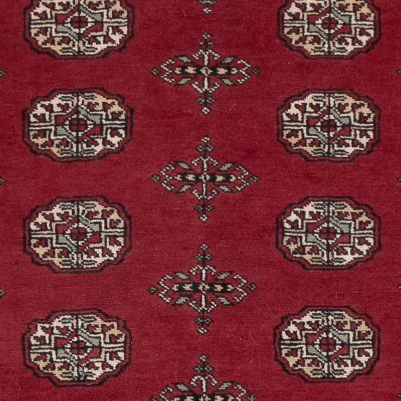 Pakistan Teppich 126x189cm - Orientteppich - rot
