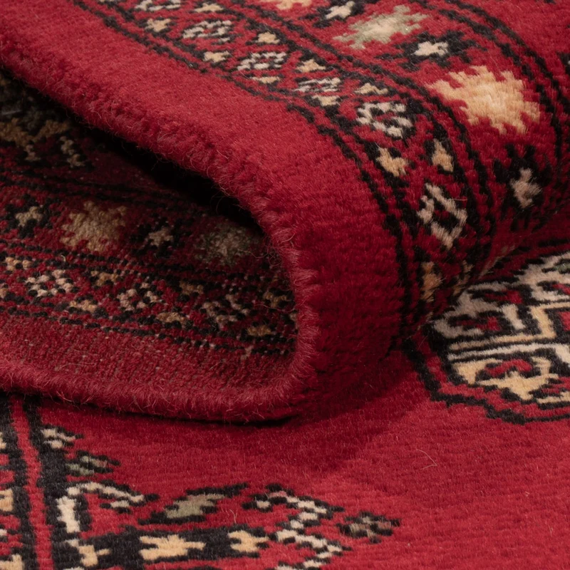Pakistan Teppich 126x189cm - Orientteppich - rot