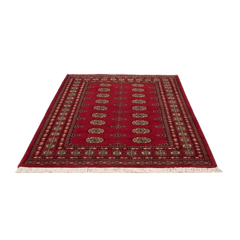 Pakistan Teppich 126x189cm - Orientteppich - rot
