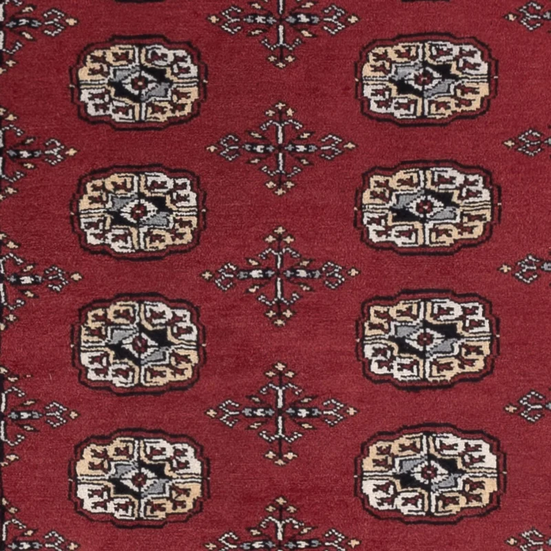 Pakistan Teppich 124x191cm - Orientteppich - rot