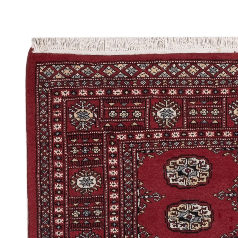 Pakistan Teppich 124x191cm - Orientteppich - rot