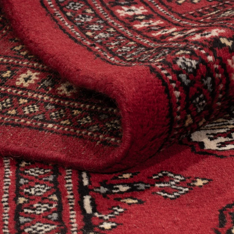 Pakistan Teppich 124x191cm - Orientteppich - rot