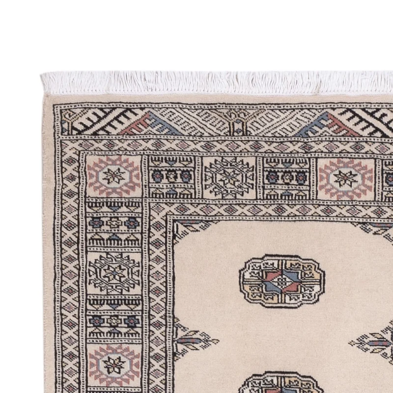 Pakistan Teppich 124x187cm - Orientteppich - beige