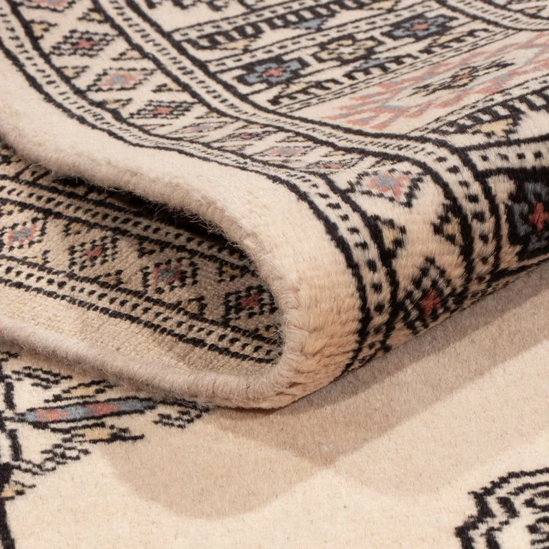 Pakistan Teppich 124x187cm - Orientteppich - beige