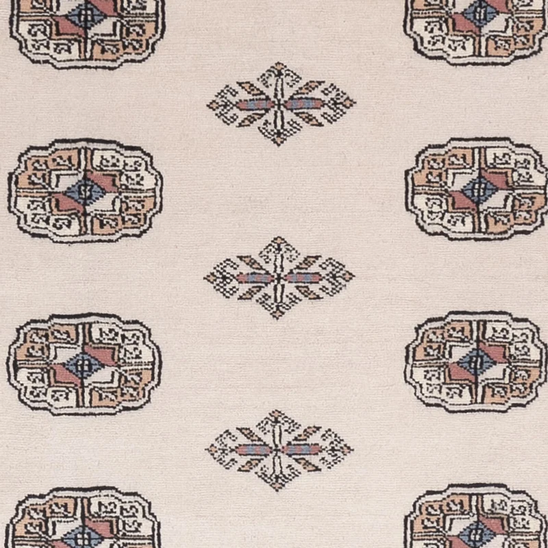 Pakistan Teppich 124x193cm - Orientteppich - beige