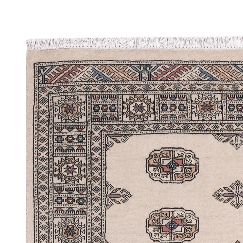 Pakistan Teppich 124x193cm - Orientteppich - beige