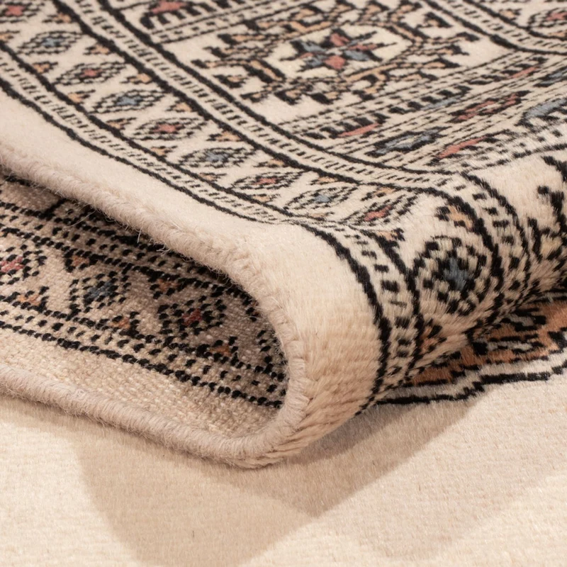 Pakistan Teppich 124x193cm - Orientteppich - beige
