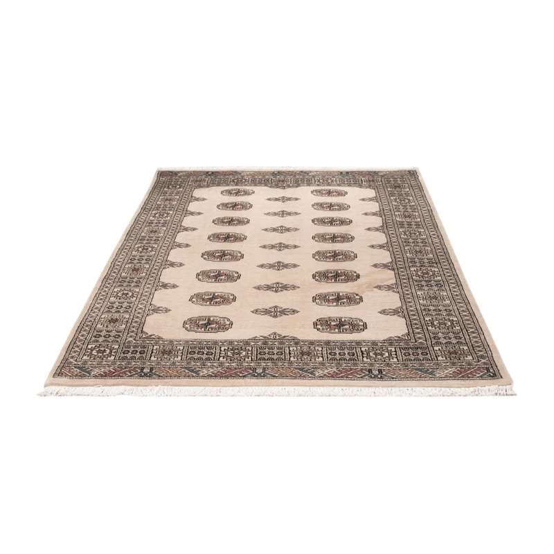 Pakistan Teppich 124x193cm - Orientteppich - beige