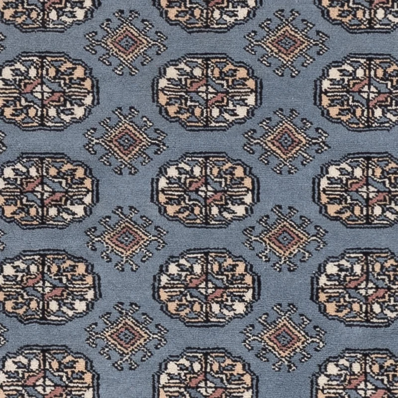 Pakistan Teppich 124x190cm - Orientteppich - blau