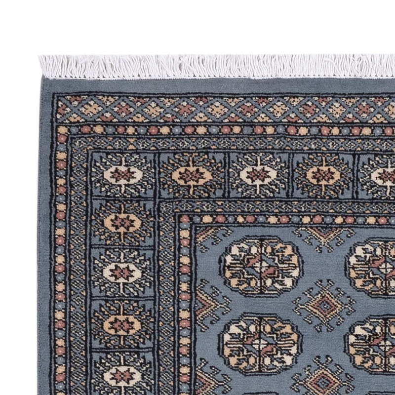 Pakistan Teppich 124x190cm - Orientteppich - blau