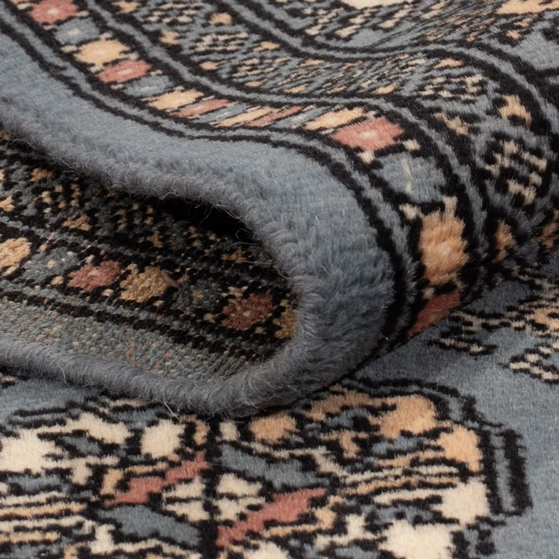 Pakistan Teppich 124x190cm - Orientteppich - blau