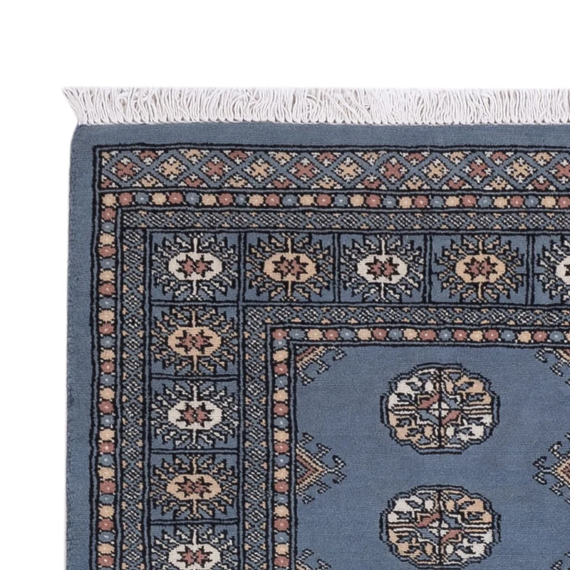 Pakistan Teppich 125x185cm - Orientteppich - blau