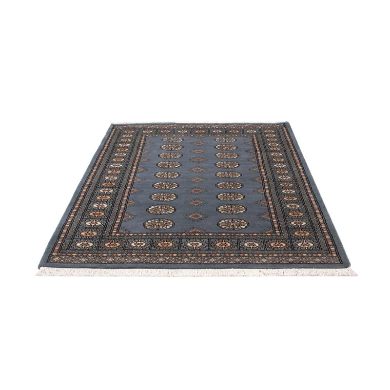 Pakistan Teppich 125x185cm - Orientteppich - blau