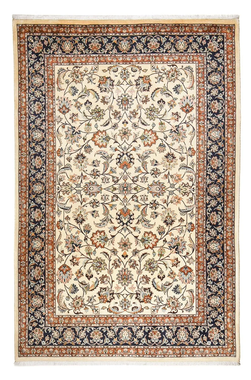 Maschad Teppich 200x300cm - Perserteppich - beige