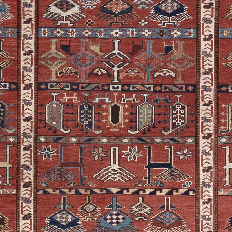 Kelim Afghan Teppich 192x205cm - rost