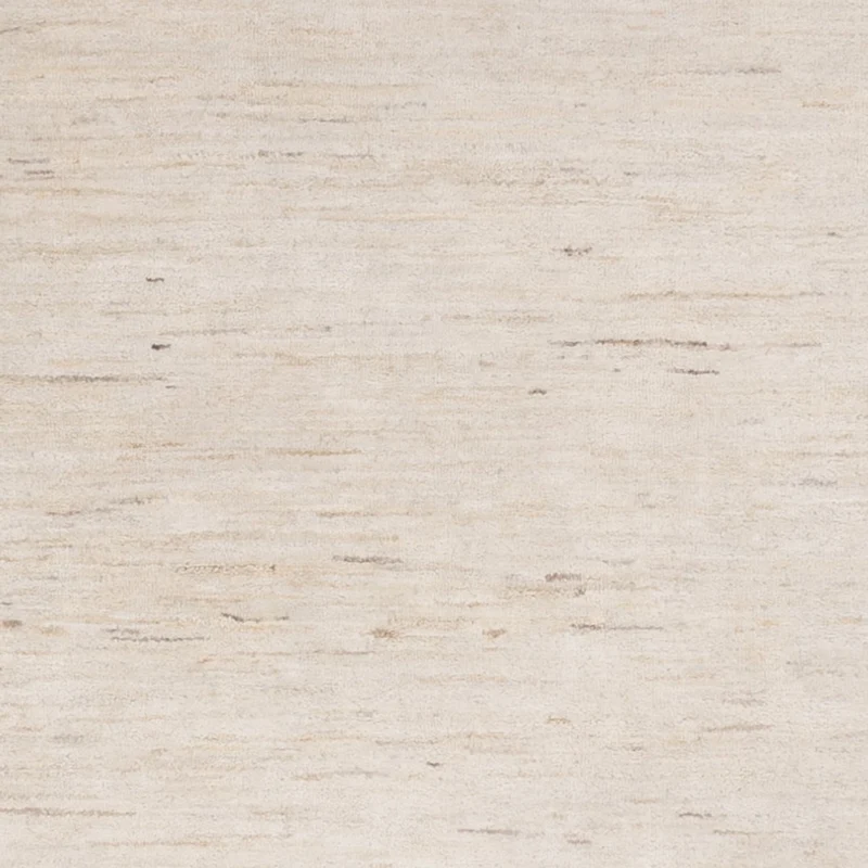 Indo Loribaft Teppich 155x202cm - Wollteppich - silber