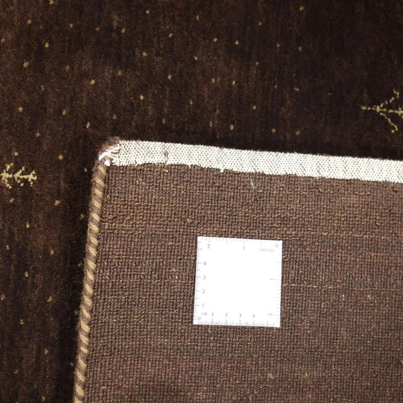 Indo Loribaft Teppich 173x247cm - Wollteppich - dunkelrot
