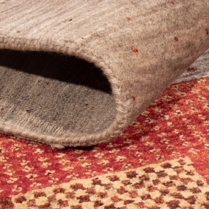 Indo Loribaft Teppich 150x205cm - Wollteppich - mehrfarbig