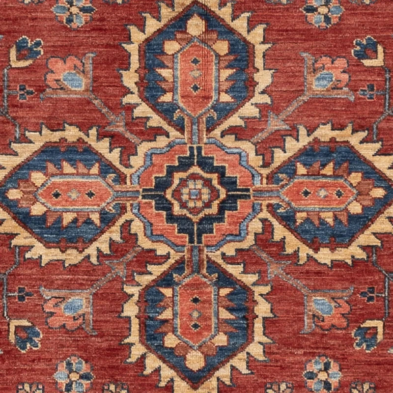 Usak Teppich 150x189cm - Orientteppich - rot
