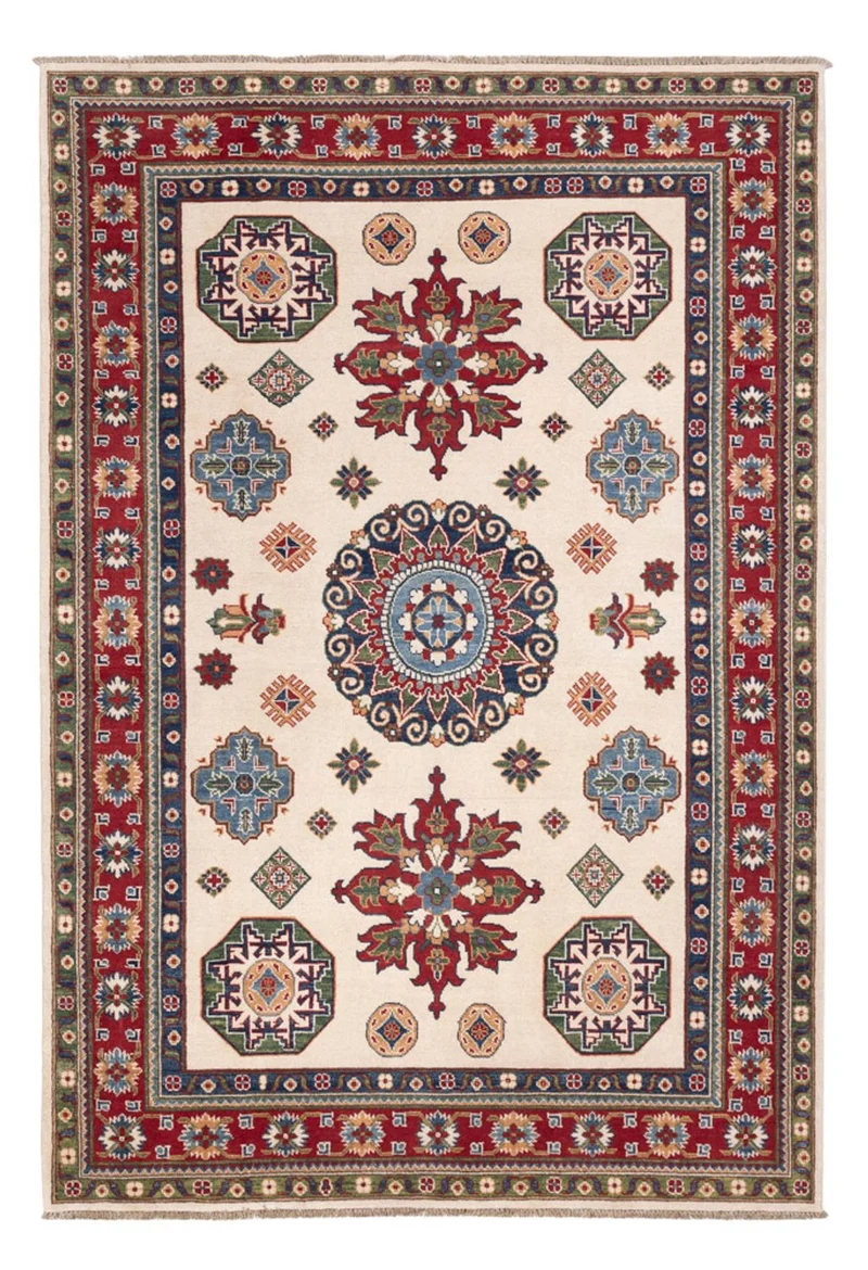 Kazak Teppich 182x270cm - Orientteppich - beige