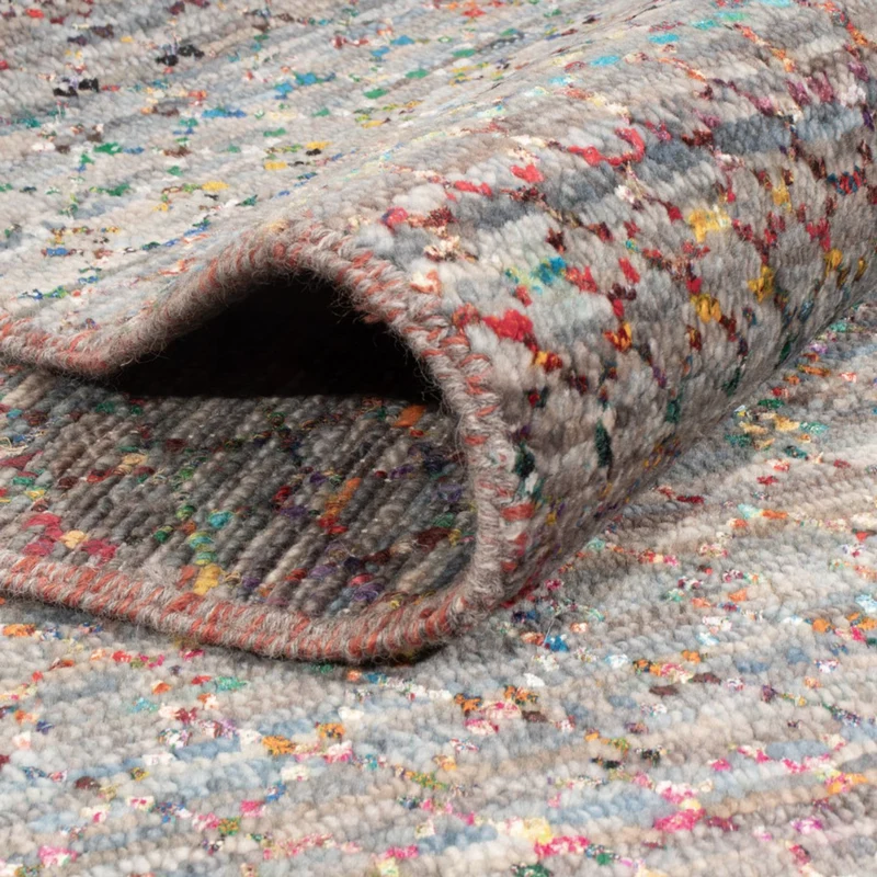 Designer Teppich 152x195cm - mehrfarbig