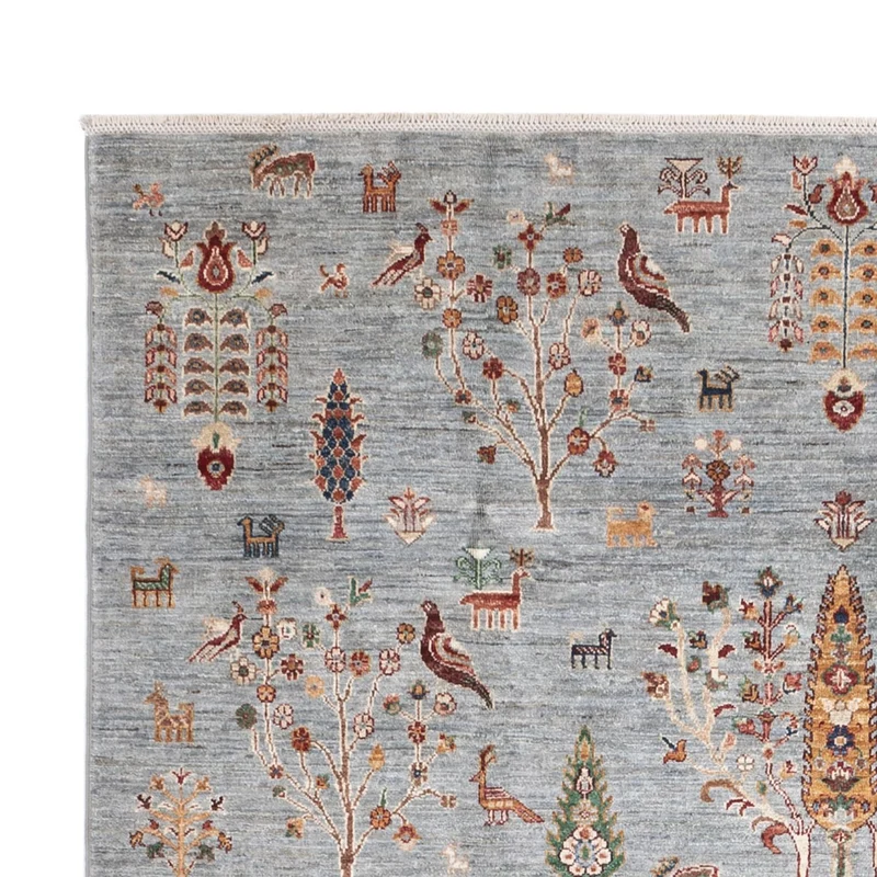 Ariana Teppich 201x290cm - Orientteppich - hellblau