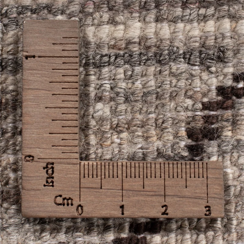 Berber Teppich 245x296cm - Wollteppich - dunkelbeige