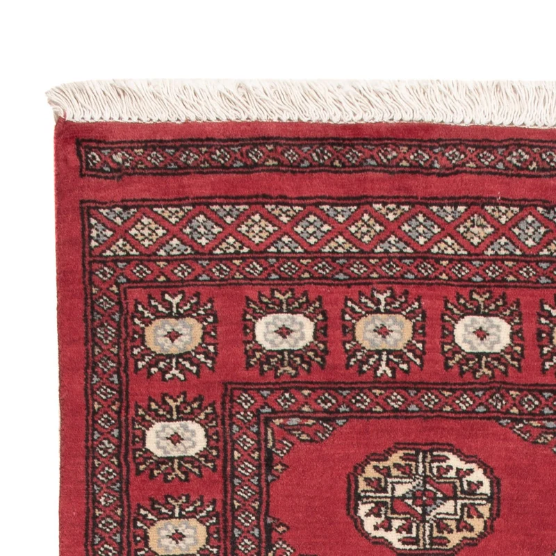 Pakistan Teppich 95x154cm - Orientteppich - rot