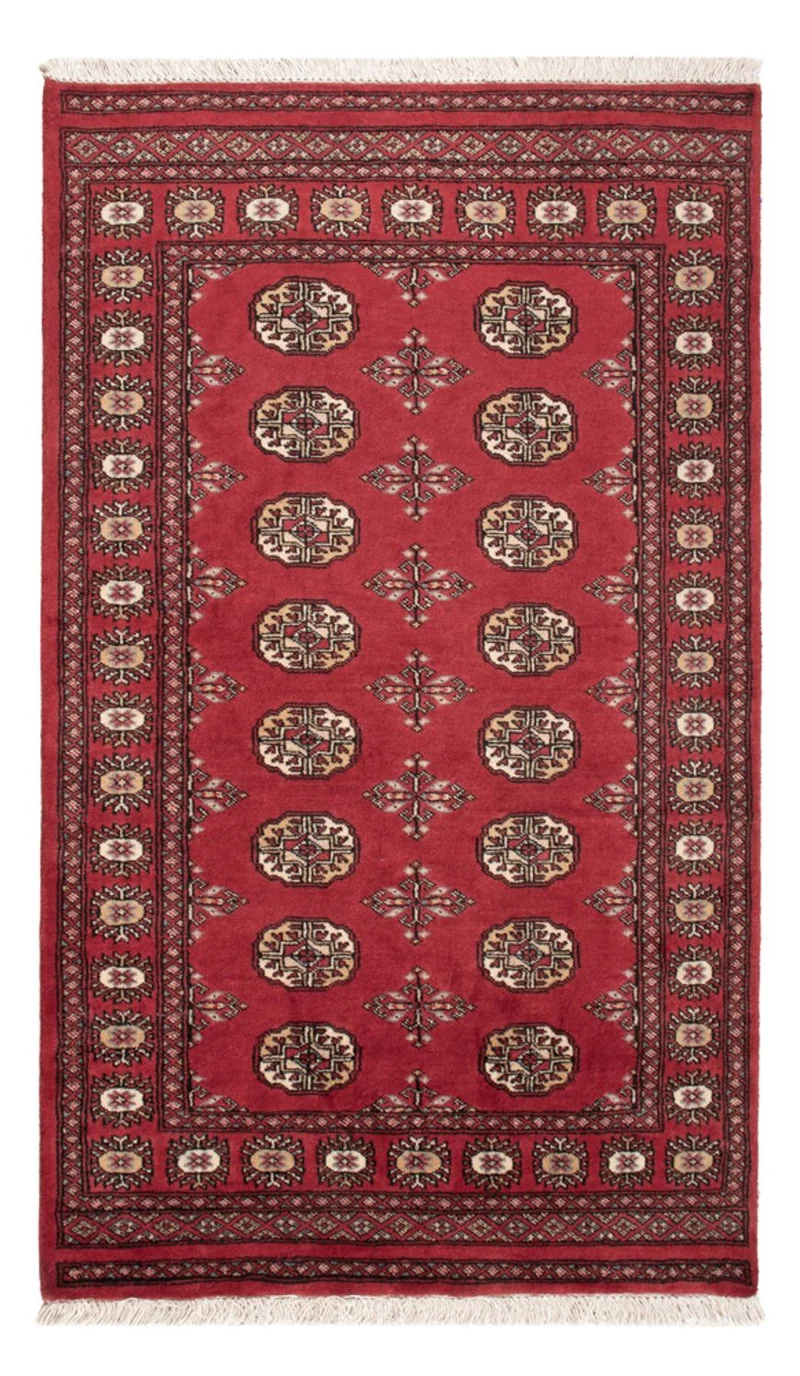 Pakistan Teppich 92x156cm - Orientteppich - rot