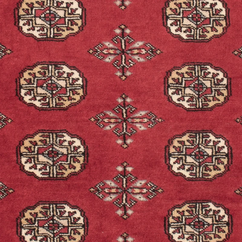 Pakistan Teppich 92x156cm - Orientteppich - rot