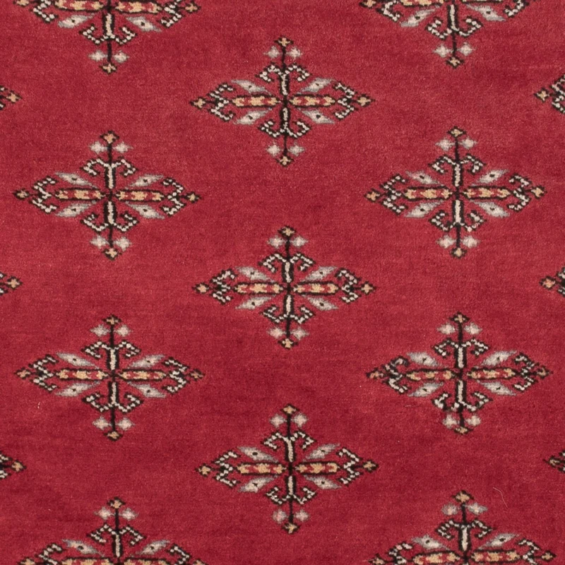 Pakistan Teppich 95x150cm - Orientteppich - rot
