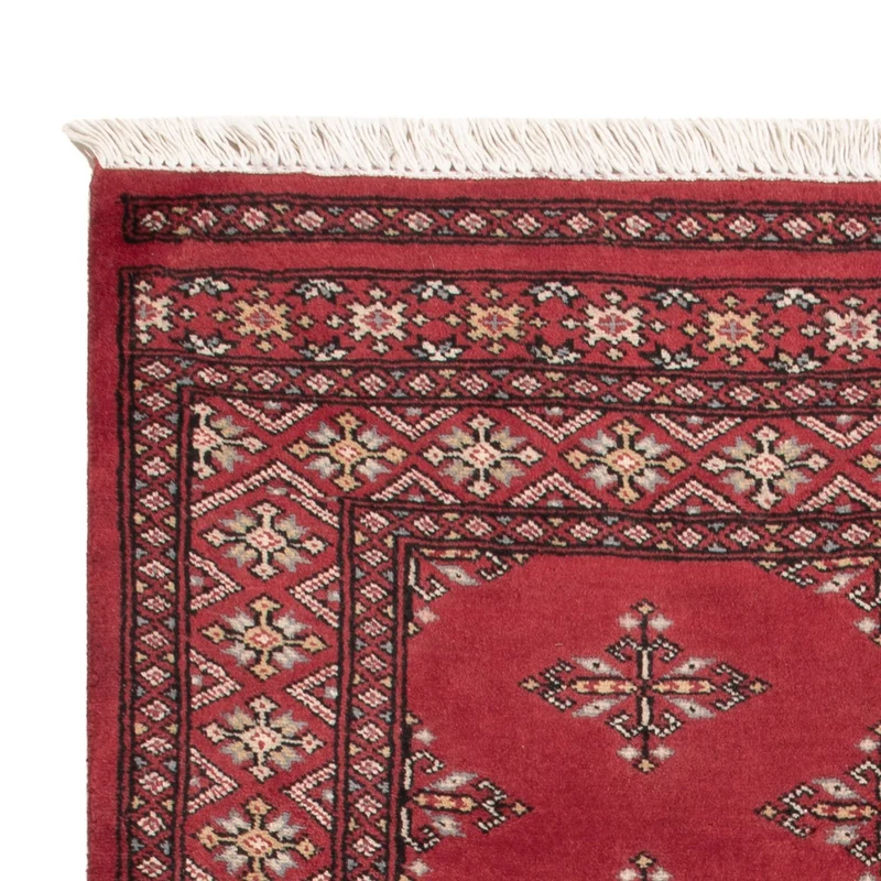Pakistan Teppich 95x150cm - Orientteppich - rot