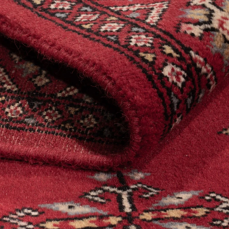 Pakistan Teppich 95x150cm - Orientteppich - rot