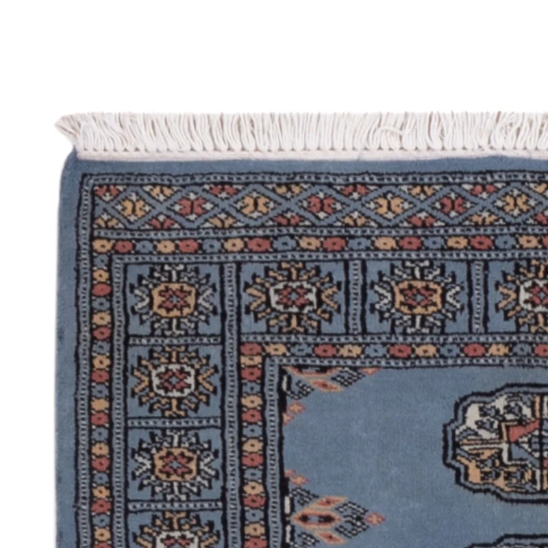 Pakistan Teppich 75x189cm - Orientteppich - blau