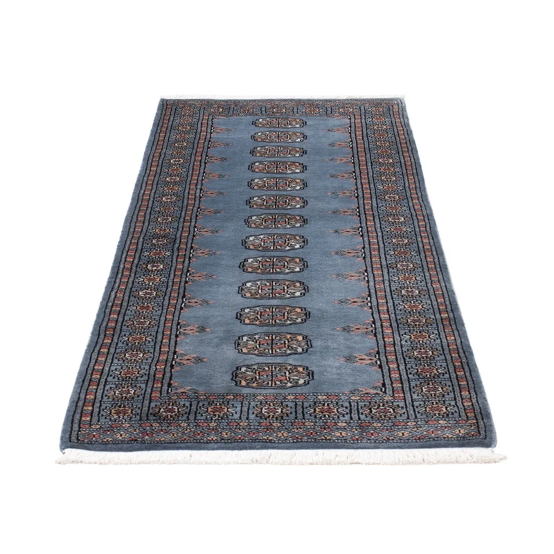 Pakistan Teppich 75x189cm - Orientteppich - blau