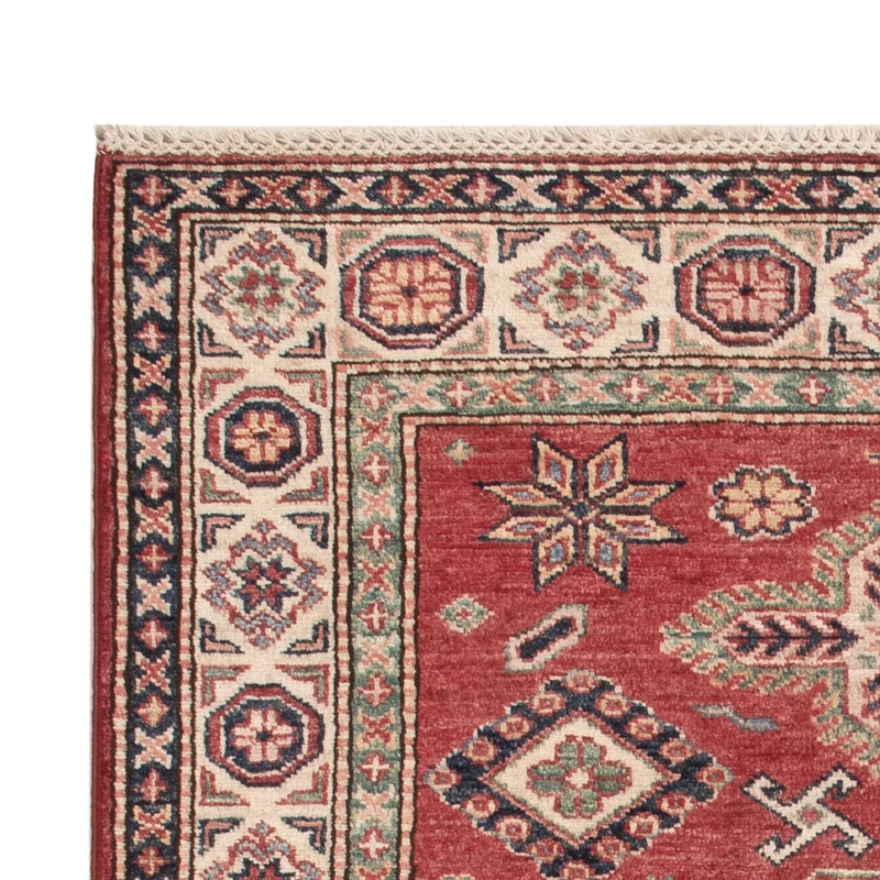 Kazak Teppich 100x151cm - Orientteppich - rot