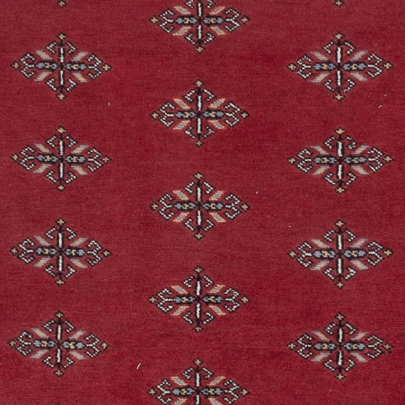 Pakistan Teppich 138x205cm - Orientteppich - rot