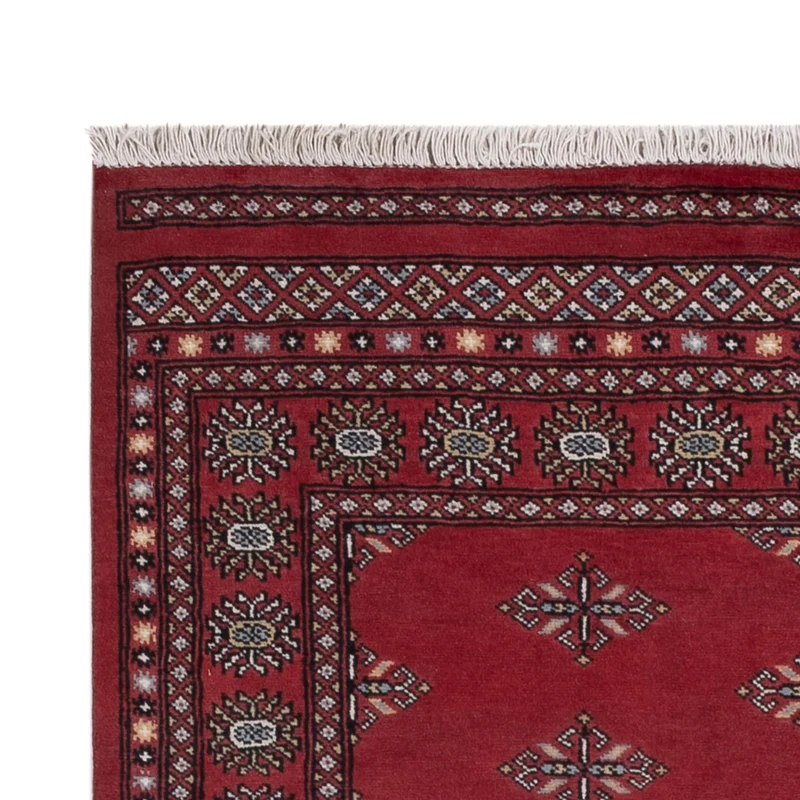 Pakistan Teppich 138x205cm - Orientteppich - rot