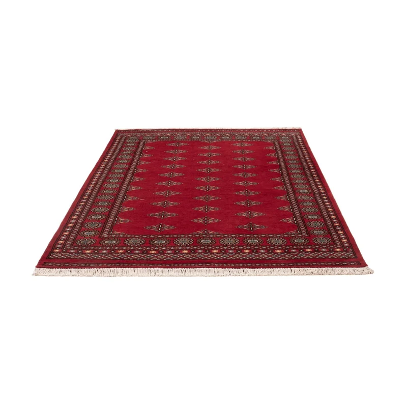 Pakistan Teppich 138x205cm - Orientteppich - rot