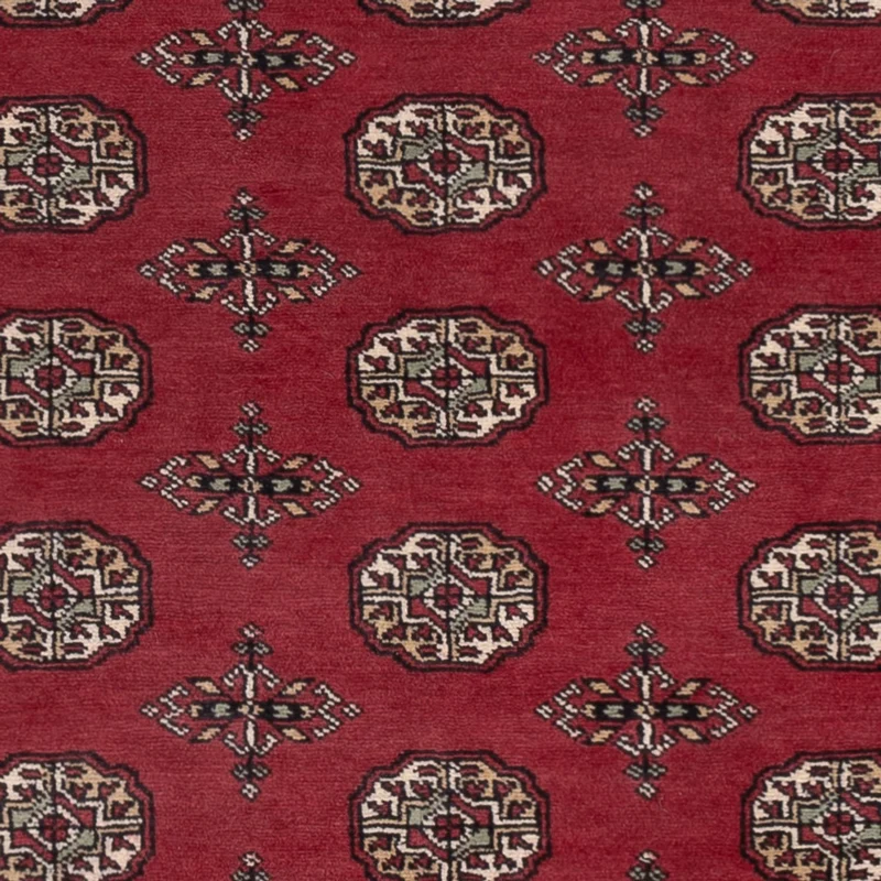 Pakistan Teppich 141x204cm - Orientteppich - rot