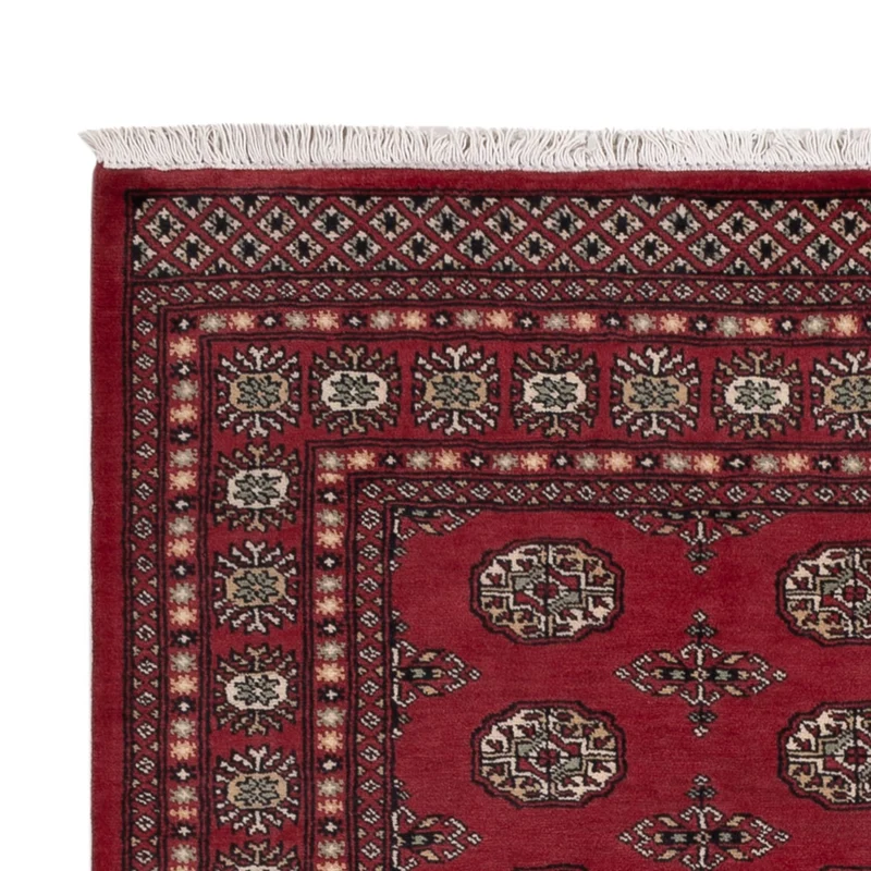 Pakistan Teppich 141x204cm - Orientteppich - rot