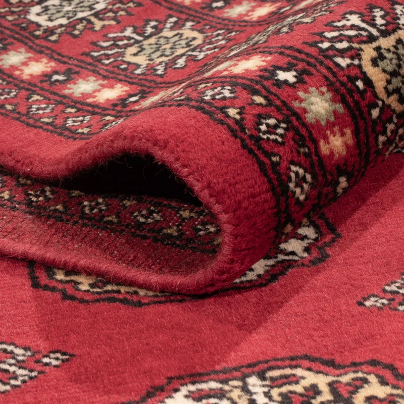 Pakistan Teppich 141x204cm - Orientteppich - rot