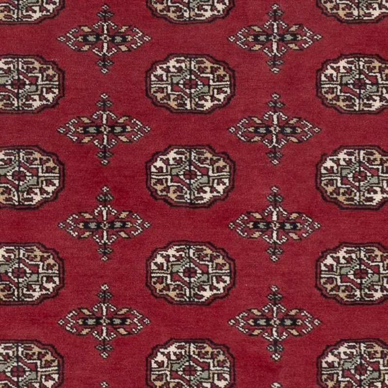 Pakistan Teppich 139x204cm - Orientteppich - rot