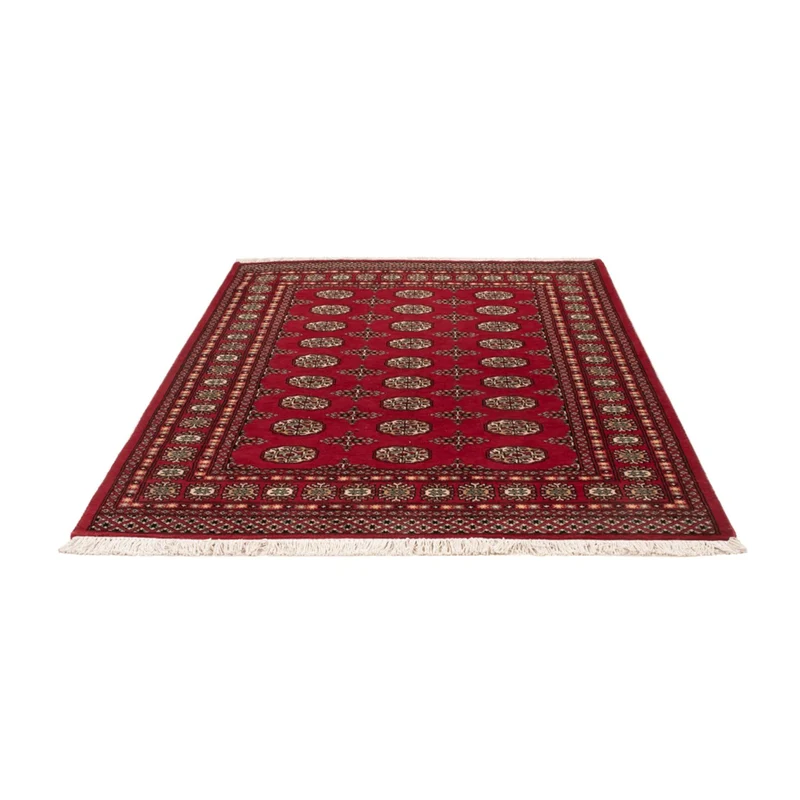 Pakistan Teppich 139x204cm - Orientteppich - rot