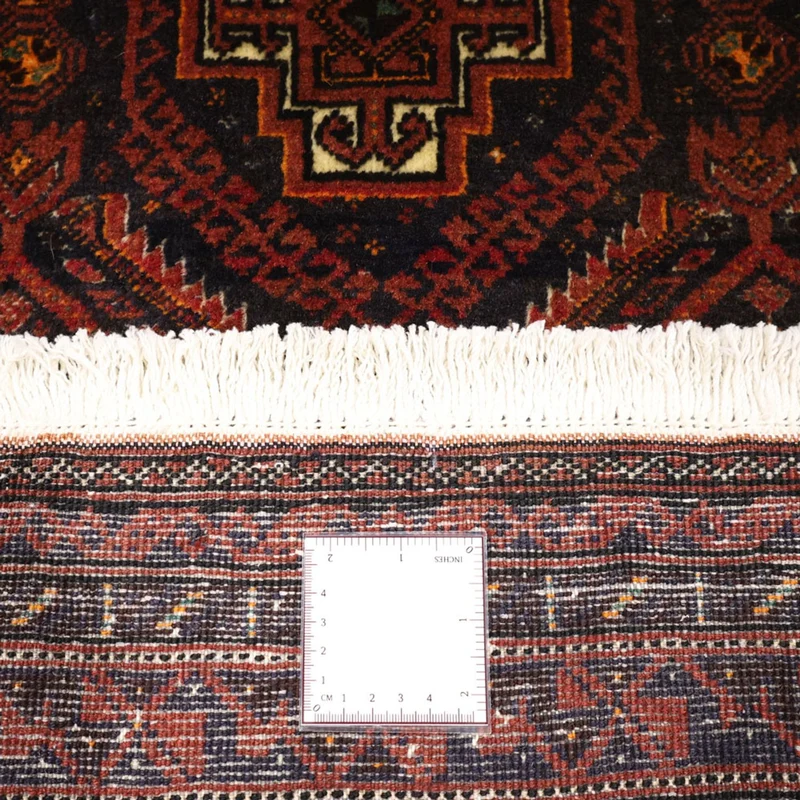 Belutsch Teppich 97x194cm - Orientteppich - dunkelrot