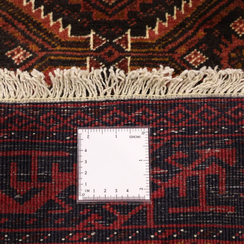 Belutsch Teppich 98x192cm - Orientteppich - dunkelrot