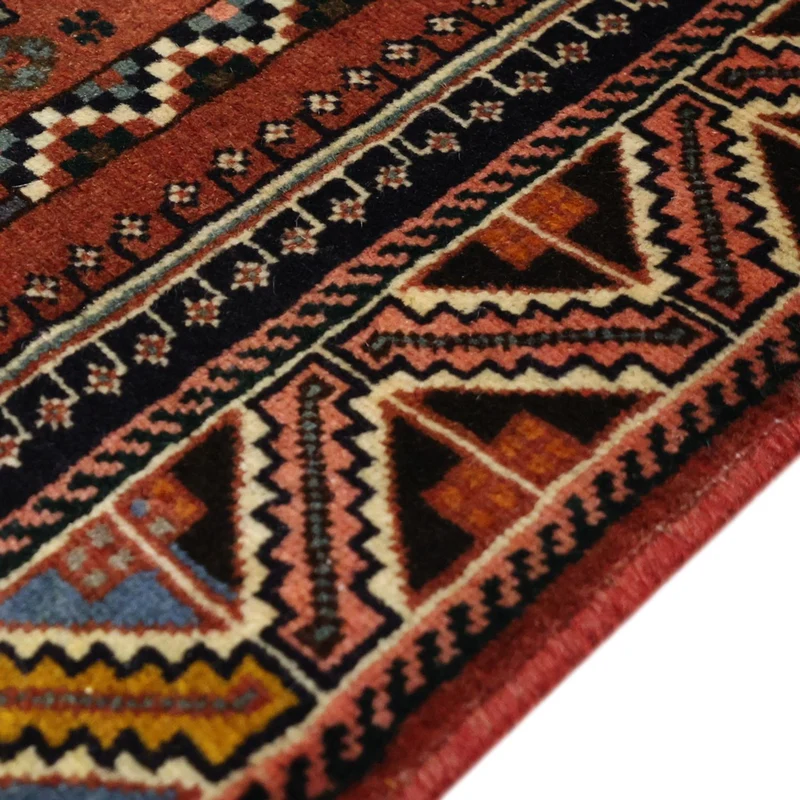Kaschkuli Teppich 105x150cm - Perserteppich - dunkelrot