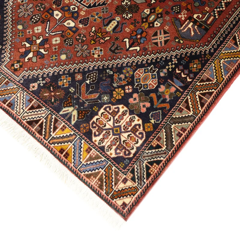 Kaschkuli Teppich 105x150cm - Perserteppich - dunkelrot