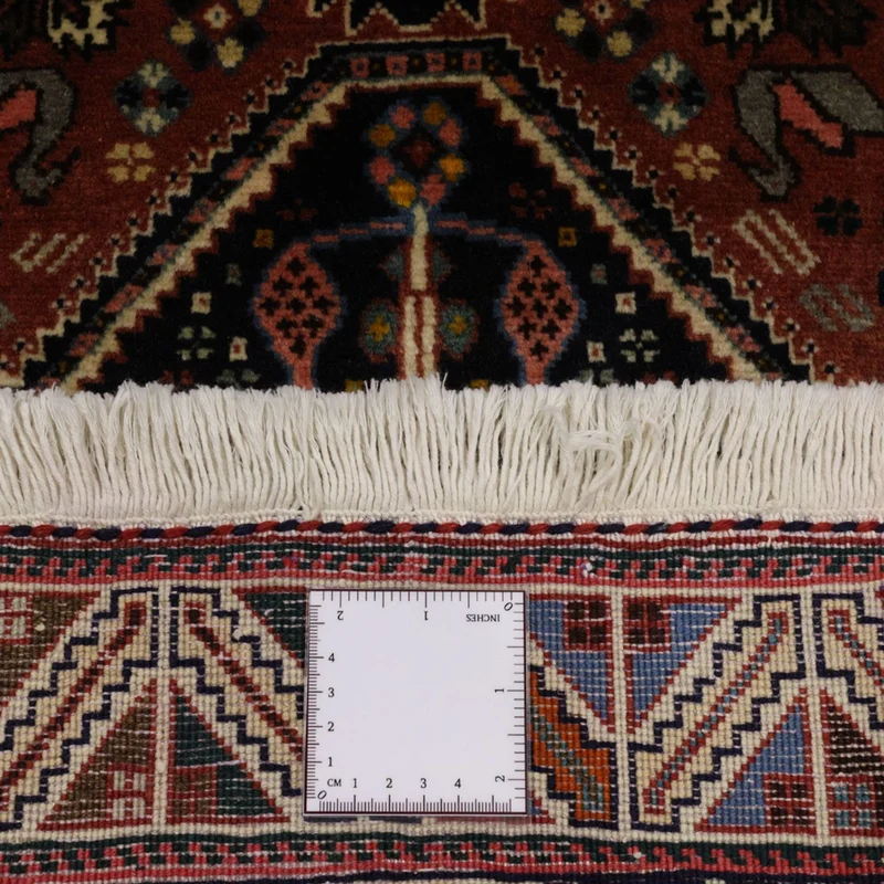Kaschkuli Teppich 105x150cm - Perserteppich - dunkelrot